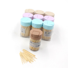 Eco friendly Disposable Double Point Toothpicks 2.0 mm Bamboo Toothpick For Restaurant Using